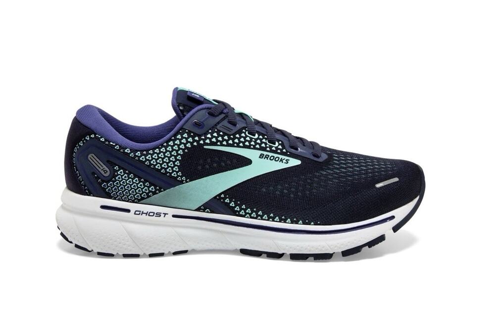 Brooks Ghost 14 Peacoat Yucca Womens Size 7 Running Shoes 1203561D446